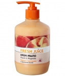 FRESH JUICE Крем-мыло с персиковым маслом 