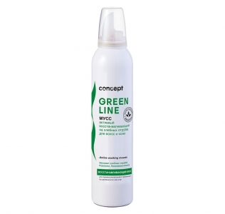 CONCEPT Green Line Мусс активный восстанавливающий на хлебных отрубях для волос и кожи 250 мл