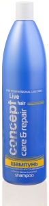 CONCEPT Live Hair Шампунь для волос восстанавливающий 1000 мл