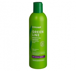 CONCEPT Green Line Шампунь-пилинг для жирных волос 300 мл