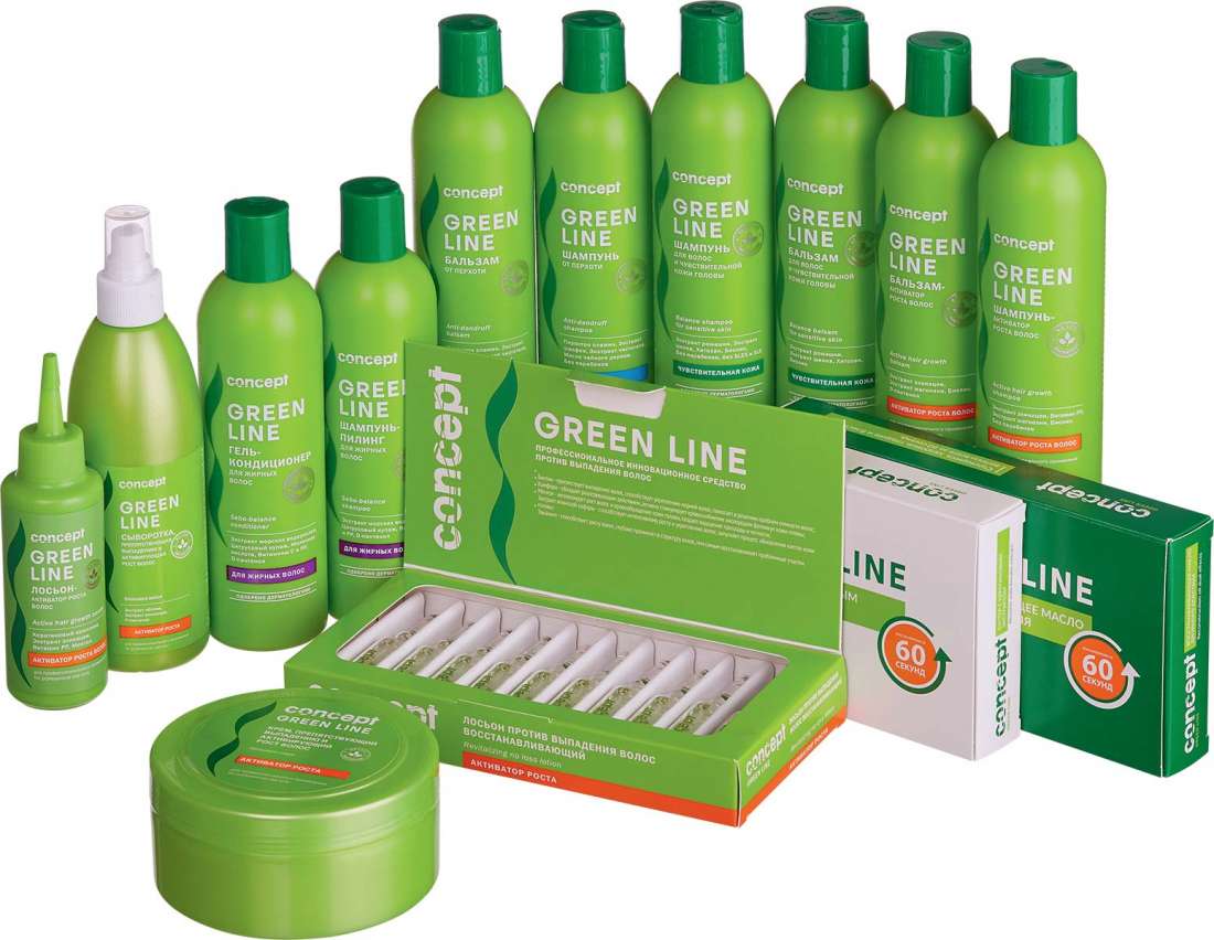 CONCEPT Green Line Лечение и восстановление волос